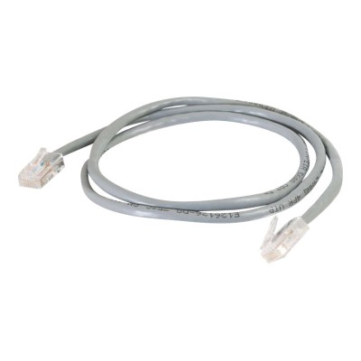 C2G 00514 Cat5e Non-Booted Unshielded (UTP) Network Patch Cable - Patch cable - RJ-45 (M) to RJ-45 (M) - 6 ft - UTP - CAT 5e - stranded - gray C2G 00514 Cat5e Non-Booted Unshielded (UTP) Network Patch Cable - Patch cable - RJ-45 (M) to RJ-45 (M) - 6 ft - UTP - CAT 5e - stranded - gray