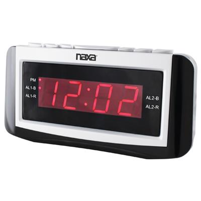 Naxa Electronics NRC171 NAXA NRC171 DIGITAL ALARM CLOCK WITH LA Naxa Electronics NRC171 NAXA NRC171 DIGITAL ALARM CLOCK WITH LA
