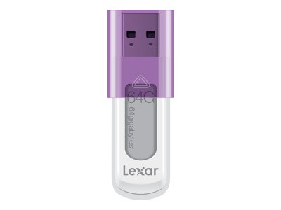 Lexar Media LJDS50-64GABNL JumpDrive S50 - USB flash drive - 64 GB - USB 2.0 - purple Lexar Media LJDS50-64GABNL JumpDrive S50 - USB flash drive - 64 GB - USB 2.0 - purple