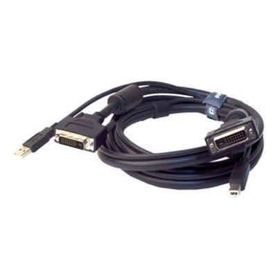 ConnectPro SDU 15D SDU 15D Keyboard video mouse KVM cable USB DVI D M to 4 pin USB Type B DVI D M 15 ft
