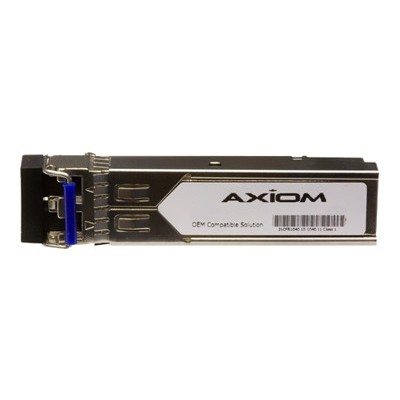 Axiom Memory 99 25 0008 AX SFP transceiver module equivalent to RUGGEDCOM 99 25 0008 10 Gigabit Ethernet 10GBase LR LC single mode up to 6.2 miles