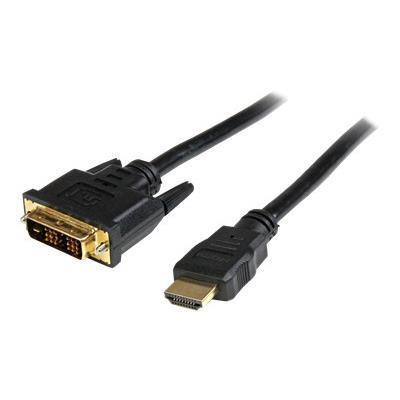StarTech.com HDDVIMM25 25 ft HDMI to DVI D Cable M M Video cable HDMI DVI DVI D M to HDMI M 25 ft double shielded black