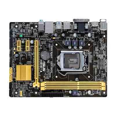 ASUS H81M A H81M A Motherboard micro ATX LGA1150 Socket H81 USB 3.0 Gigabit LAN onboard graphics CPU required HD Audio 8 channel