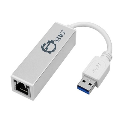 SIIG JU NE0511 S1 JU NE0511 S1 Network adapter USB 3.0 Gigabit Ethernet silver