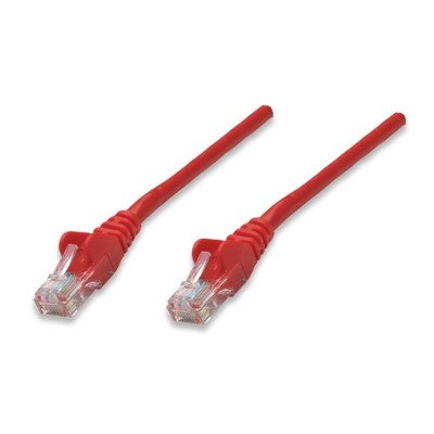 Intellinet Network Solutions 319300 7ft Cat5e RJ 45 Male RJ 45 Male Patch Cable Red