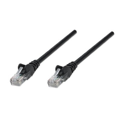 Intellinet Network Solutions 345125 1.5ft Cat5e RJ 45 Male RJ 45 Male UTP Network Patch Cable Black