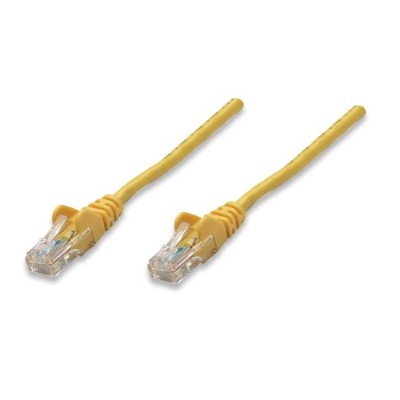Intellinet Network Solutions 319805 10ft Cat5e Patch RJ 45 Male RJ 45 Male Cable Yellow