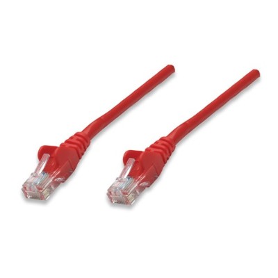 Intellinet Network Solutions 319843 14ft Cat5e RJ 45 Male RJ 45 Male Patch Cable Red