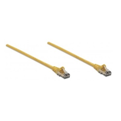 Intellinet Network Solutions 342360 7ft Cat6 RJ 45 Male RJ 45 Male UTP Network Patch Cable Yellow