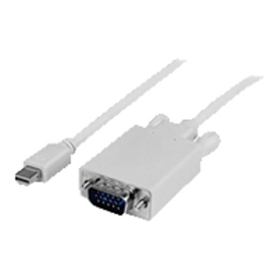 StarTech.com MDP2VGAMM6W 6 ft Mini DisplayPort to VGA Active Adapter Cable - mDP to VGA Video Converter for Mac / PC 1920x1200 - White StarTech.com MDP2VGAMM6W 6 ft Mini DisplayPort to VGA Active Adapter Cable - mDP to VGA Video Converter for Mac / PC 1920x1200 - White