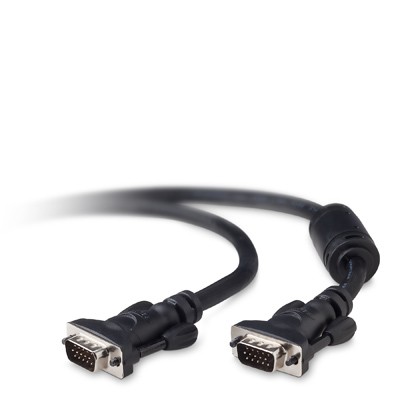 Belkin F3H982-06-TAA PRO Series High Integrity - VGA cable - HD-15 (M) to HD-15 (M) - 6 ft - thumbscrews Belkin F3H982-06-TAA PRO Series High Integrity - VGA cable - HD-15 (M) to HD-15 (M) - 6 ft - thumbscrews