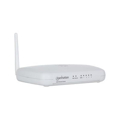 Manhattan 525459 150N Wireless Router Wireless router 4 port switch 802.11b g n 2.4 GHz