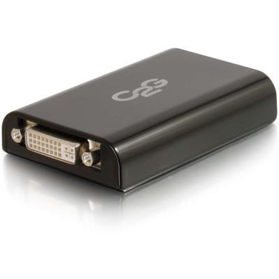 Cables To Go 30561 USB to DVI Adapter USB 3.0 to DVI D External Video Card Black External video adapter USB 3.0 DVI black