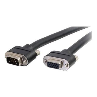 Cables To Go 50235 Select 1ft Select VGA Video Extension Cable M F In Wall CMG Rated VGA extension cable HD 15 F to HD 15 M 1 ft black