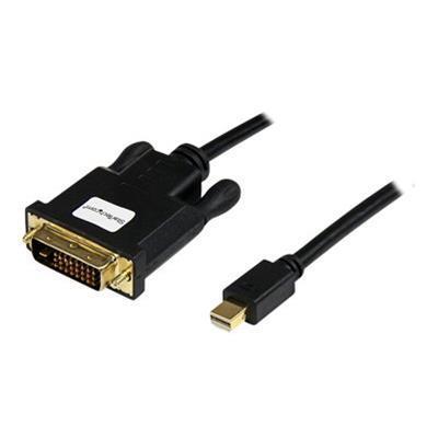 StarTech.com MDP2DVIMM10B 10ft Mini DisplayPort to DVI Adapter Cable MDP to DVI Black DisplayPort cable DVI D M to Mini DisplayPort M 10 ft black