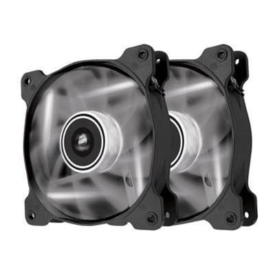 Corsair Memory CO 9050016 WLED Air Series LED AF120 Quiet Edition Case fan 120 mm white pack of 2