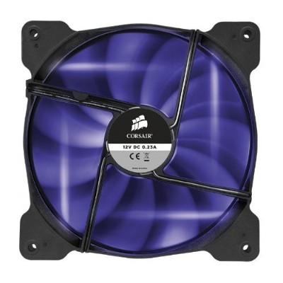 Corsair Memory CO 9050017 PLED Air Series LED AF140 Quiet Edition Case fan 140 mm purple