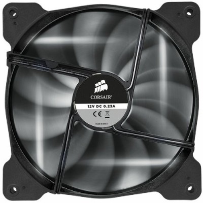 Corsair Memory CO 9050017 WLED Air Series LED AF140 Quiet Edition Case fan 140 mm white