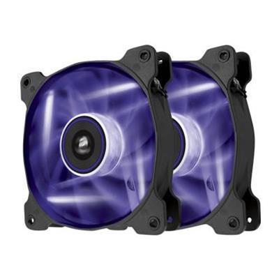 Corsair Memory CO 9050016 PLED Air Series LED AF120 Quiet Edition Case fan 120 mm purple pack of 2