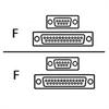 UNIVERSAL SERIAL DB9 DB25F/F 10FT