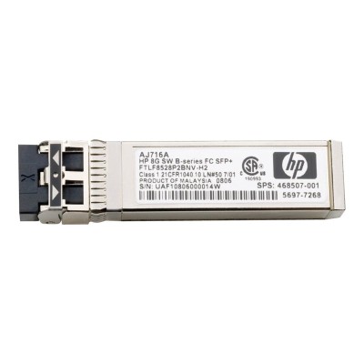 Hewlett Packard Enterprise QK724A SFP transceiver module 16Gb Fibre Channel Short Wave Fibre Channel LC for 32 48 SAN Director 64 port 8Gb SN3000