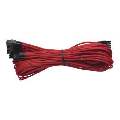 Corsair Memory CP 8920073 Individually Sleeved Modular Cables Power cable power 24 pin ATX with detachable 4 pin section F 2 ft red for AX760 AX86