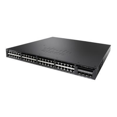 Cisco WS C3650 48PD S Catalyst 3650 48PD S Switch L3 managed 48 x 10 100 1000 PoE 2 x 10 Gigabit SFP desktop rack mountable PoE 390 W