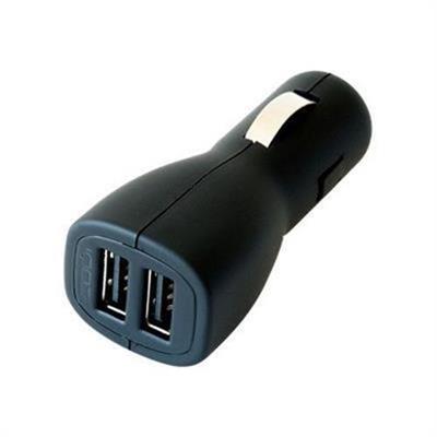 CODI A01043 Dual USB Car Charger Power adapter car 12 V output connectors 2 matte black