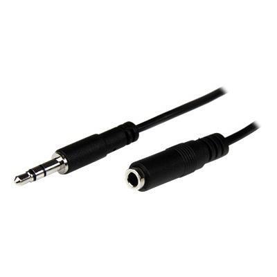 StarTech.com MU2MMFS 2m Slim 3.5mm Stereo Extension Audio Cable - M/F - Audio extension cable - stereo mini jack (F) to stereo mini jack (M) - 6.6 ft - black StarTech.com MU2MMFS 2m Slim 3.5mm Stereo Extension Audio Cable - M/F - Audio extension cable - stereo mini jack (F) to stereo mini jack (M) - 6.6 ft - black