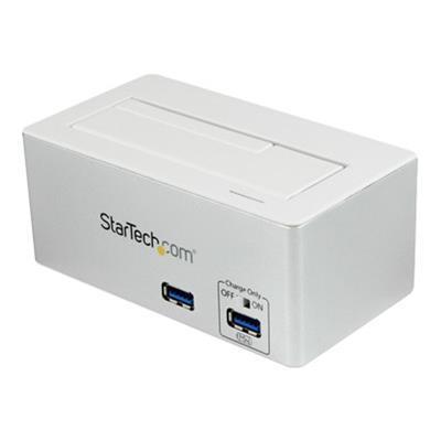 StarTech.com SDOCKU33HW USB 3.0 SATA HDD Docking Station w Fast Charge USB Hub UASP Storage controller 2.5 3.5 SATA 6Gb s 6 GBps USB 3.0 white