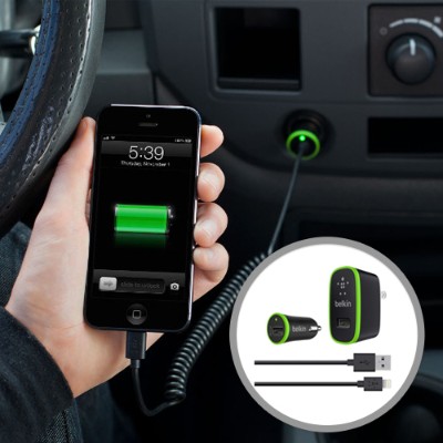 Belkin F8J031TT04-BLK Charger Kit with Lightning to USB Cable (10 Watt/2.1 Amp Each) for Apple iPad mini iPad with Retina display iPhone 5 iPod nano (7G) iP Belkin F8J031TT04-BLK Charger Kit with Lightning to USB Cable (10 Watt/2.1 Amp Each) for Apple iPad mini iPad with Retina display iPhone 5 iPod nano (7G) iP