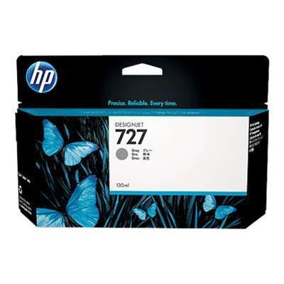 HP Inc. B3P24A 727 130 ml dye based gray original ink cartridge for DesignJet T1500 T1530 T2500 T2530 T920 T930