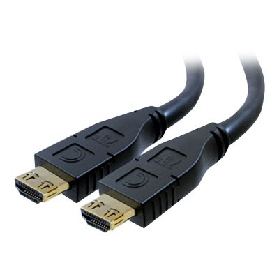 Comprehensive HD HD 25PROP Pro AV IT Series HDMI with Ethernet cable HDMI M to HDMI M 25 ft triple shielded black 4K support
