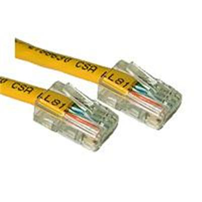 Cables To Go 22706 Cat5e Non Booted Unshielded UTP Network Patch Cable Patch cable RJ 45 M to RJ 45 M 25 ft UTP CAT 5e yellow