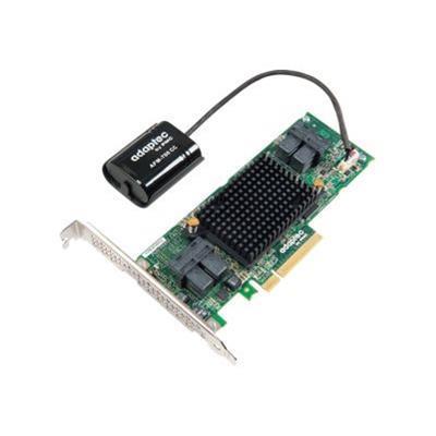 Adaptec 2281600 R 81605ZQ Storage controller RAID 16 Channel SATA 6Gb s SAS 12Gb s low profile 1.2 GBps RAID 0 1 5 6 10 50 1E 60 PCIe 3.0