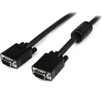 StarTech.com MXT101MMHQ 6 ft Coax High Resolution Monitor VGA Video Cable M M VGA cable HD 15 M to HD 15 M 6 ft molded black for P N RKCONS200