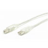 10 ft. Transparent USB Cable A-B M/M