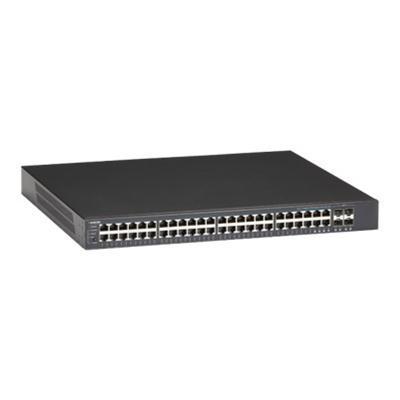Black Box LPB2848A Eco Switch managed 48 x 10 100 1000 PoE 4 x combo SFP rack mountable PoE 380 W
