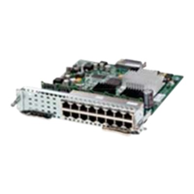 Cisco SM X ES3 16 P= SM X Layer 2 3 EtherSwitch Service Module Switch managed 16 x 10 100 1000 PoE plug in module PoE for 4451 X