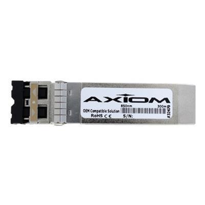 Axiom Memory SFPP10GESR AX SFP transceiver module equivalent to Juniper SFPP 10GE SR 10 Gigabit Ethernet 10GBase SR LC multi mode up to 984 ft 850