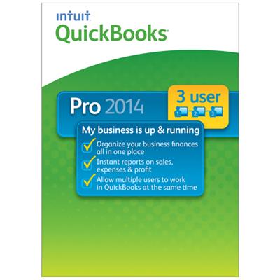 Intuit 421336 Quickbooks Pro 2014 - 3 User - Us Only