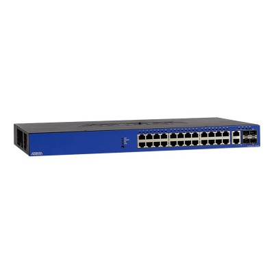 Adtran 1703595G1 NetVanta 1234P - Switch - L3 Lite - managed - 24 x 10/100 (PoE) + 2 x combo Gigabit SFP + 2 x SFP - rack-mountable - PoE Adtran 1703595G1 NetVanta 1234P - Switch - L3 Lite - managed - 24 x 10/100 (PoE) + 2 x combo Gigabit SFP + 2 x SFP - rack-mountable - PoE