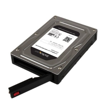StarTech.com 25SAT35HDD 2.5 to 3.5 SATA Aluminum Hard Drive Adapter Enclosure with SSD HDD Height up to 12.5mm 2.5 to 3.5 HDD Converter