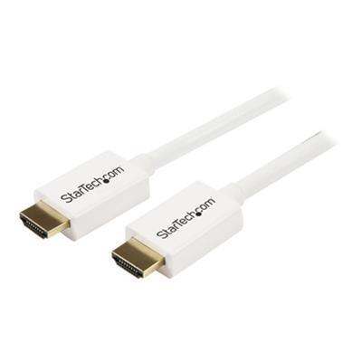 StarTech.com HD3MM5MW 5m White CL3 In wall High Speed HDMI Cable Ultra HD 4k x 2k HDMI cable HDMI M to HDMI M 16.4 ft double shielded white