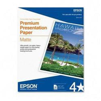 Epson S041467 Paper matte 8 in x 10 in 50 sheet s for EcoTank ET 3600 Expression ET 3600 WorkForce ET 16500 WF 2750 2760