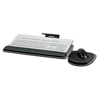 Fellowes 93841 Keyboard mouse shelf graphite platinum