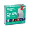Reusable CD-RW discs differ from one-time CD-R discs in that they offer limitless re-recording  thus allowing consumers to recycle the same disc hundreds or thousands of times.