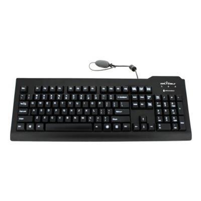 Seal Shield SSKSV207G Silver Glow Waterproof Keyboard USB US waterproof black