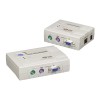 Control a computer or KVM switch from a remote console up to 500-ft. away