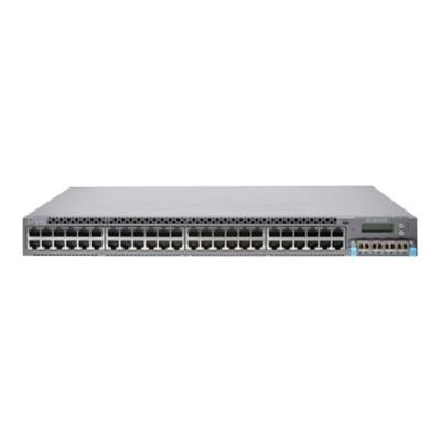 Juniper Networks EX4300 48P TAA EX Series EX4300 48P Switch L3 managed 48 x 10 100 1000 PoE 4 x 40 Gigabit QSFP rack mountable PoE 950 W